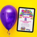 Search for totally 80s invitations Colorful