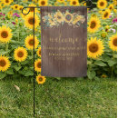 Search for sunflower outdoor signs Rustic
