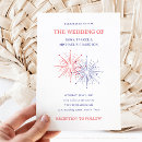 Search for 4th of july wedding invitations Red white and blue