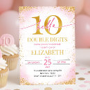 Search for 10 year old girl invitations Elegant