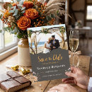 Search for happily ever after wedding save the dates Couple