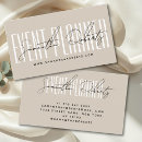Search for event coordinator business cards Modern