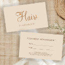 Search for hair stylist appointment cards Your next appointment
