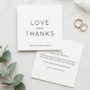 Search for guest note wedding thank you cards Minimalist