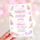 Search for nail salon invitations Spa party