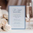 Search for dusty blue rehearsal dinner invitations Classic