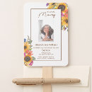 Search for funeral hand fans Memorial service