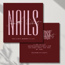 Search for manicure business cards Typography
