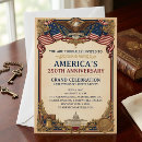 Search for freedom invitations 250th anniversary usa
