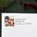 Search for cat christmas return address labels Kitty