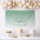 Search for 18th birthday banners Glitter