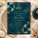 Search for teal quinceanera invitations Tiara
