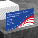 Search for veterans business cards Red white blue
