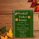 Search for football thanksgiving invitations Turkey