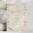 Search for earthy baby shower invitations Baby in bloom