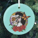 Search for sugar skull ornaments Dia de los muertos