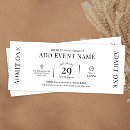 Search for raffle ticket invitations Admit one