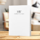 Search for pocket folders Monogrammed