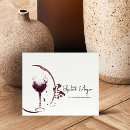 Search for wine glass business cards Grapes