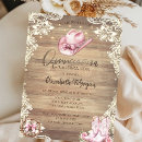 Search for western quinceanera invitations Rustic