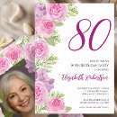 Search for female 80th birthday invitations Grandmother