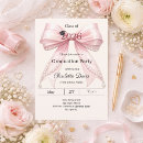 Search for pink graduation invitations Coquette