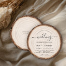 Search for wood slice wedding invitations Couple