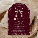 Search for burgundy baby shower invitations Gender neutral