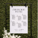 Search for 6 table wedding seating charts Black and white
