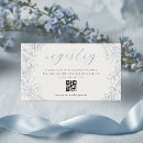Search for floral wedding enclosure cards Dusty blue floral