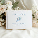 Search for beach wedding guest books Blue
