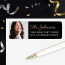 Search for rose gold return address labels Graduation