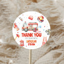 Search for red truck stickers Fire truck birthday