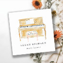 Search for piano business cards Musician