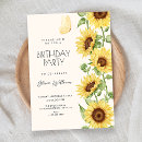 Search for sunflower birthday invitations Garden
