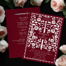 Search for red and silver invitations Elegant