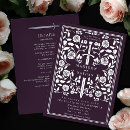 Search for silver wedding invitations Floral