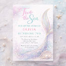 Search for mermaid 2nd birthday invitations For kids