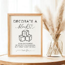 Search for baby shower block sign posters Elegant