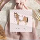 Search for horse napkins Equestrian birthday