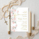 Search for butterfly first communion invitations Pink