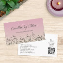 Search for candles business cards Feminine