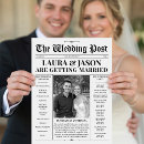 Search for newspaper wedding programs Elegant