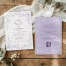 Search for lavender wedding invitations Floral