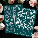 Search for teal and silver wedding invitations Elegant