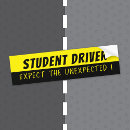 Search for driving school bumper stickers Warning