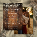 Search for rustic wedding reception invitations Happily ever after party