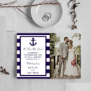 Search for beach wedding announcement cards Nautical