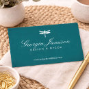 Search for dragonfly logo business cards Elegant