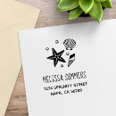 Search for seashell rubber stamps Simple